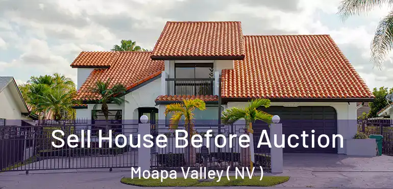 Sell House Before Auction Moapa Valley ( NV )