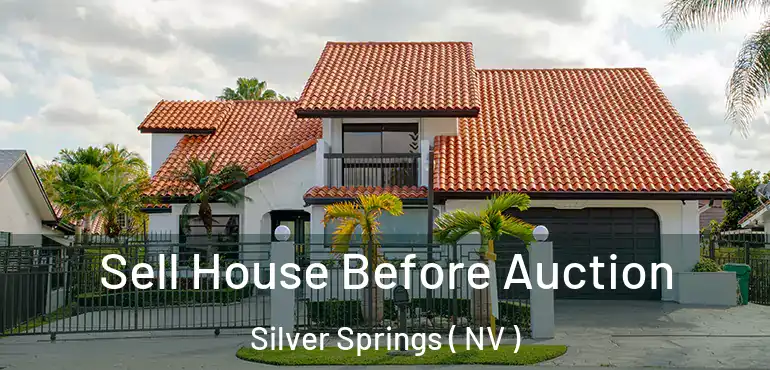Sell House Before Auction Silver Springs ( NV )