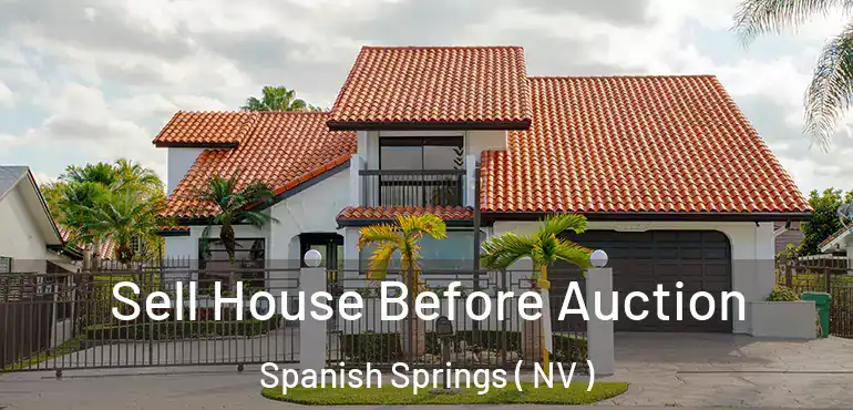 Sell House Before Auction Spanish Springs ( NV )
