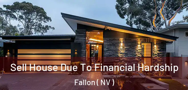 Sell House Due To Financial Hardship Fallon ( NV )