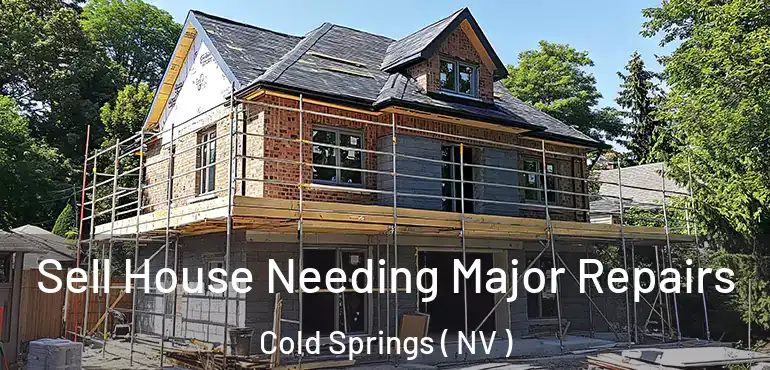Sell House Needing Major Repairs Cold Springs ( NV )