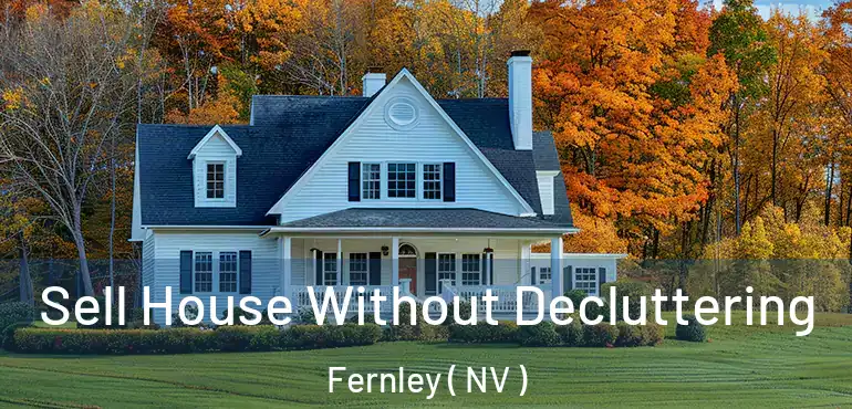 Sell House Without Decluttering Fernley ( NV )