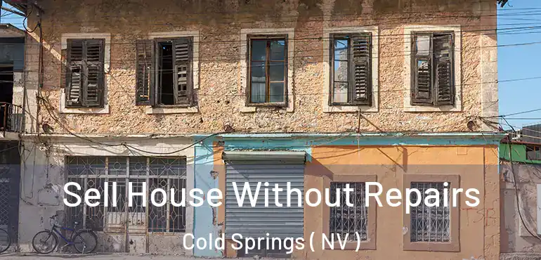 Sell House Without Repairs Cold Springs ( NV )