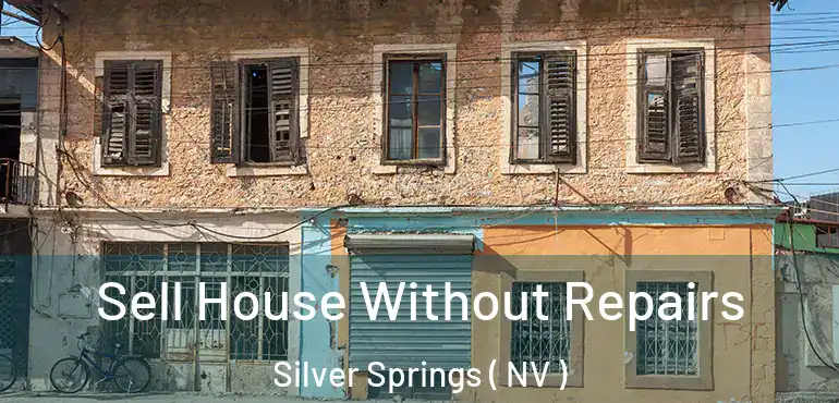 Sell House Without Repairs Silver Springs ( NV )