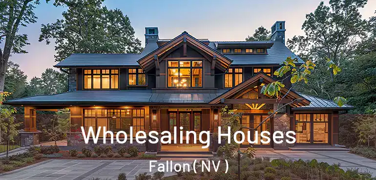 Wholesaling Houses Fallon ( NV )