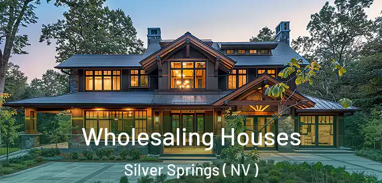 Wholesaling Houses Silver Springs ( NV )